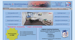 Desktop Screenshot of english4professionals.at