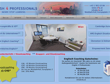 Tablet Screenshot of english4professionals.at